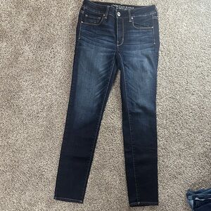 American Eagle Outfitters Women's Navy Skinny Jeans